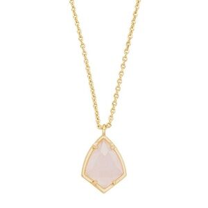 NWT Kendra Scott Rose Quartz Necklace
